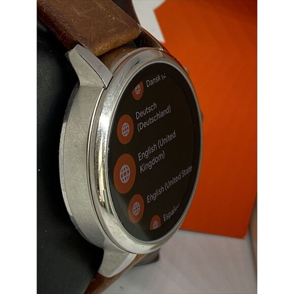 Fossil GEN 4 FTW6011 Women's Brown Leather Digital Dial Hybrid Smartwatch BS258 - Picture 5 of 12